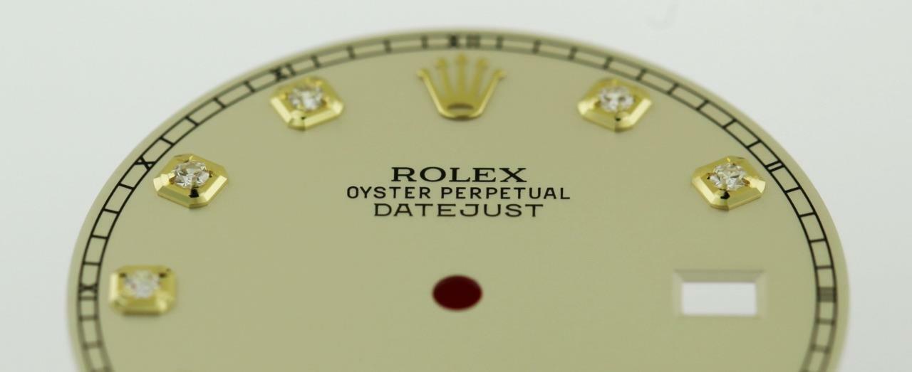 Original Men’s Rolex Datejust II 116303 116333 Ivory Diamond Dial 2/Tone #M2