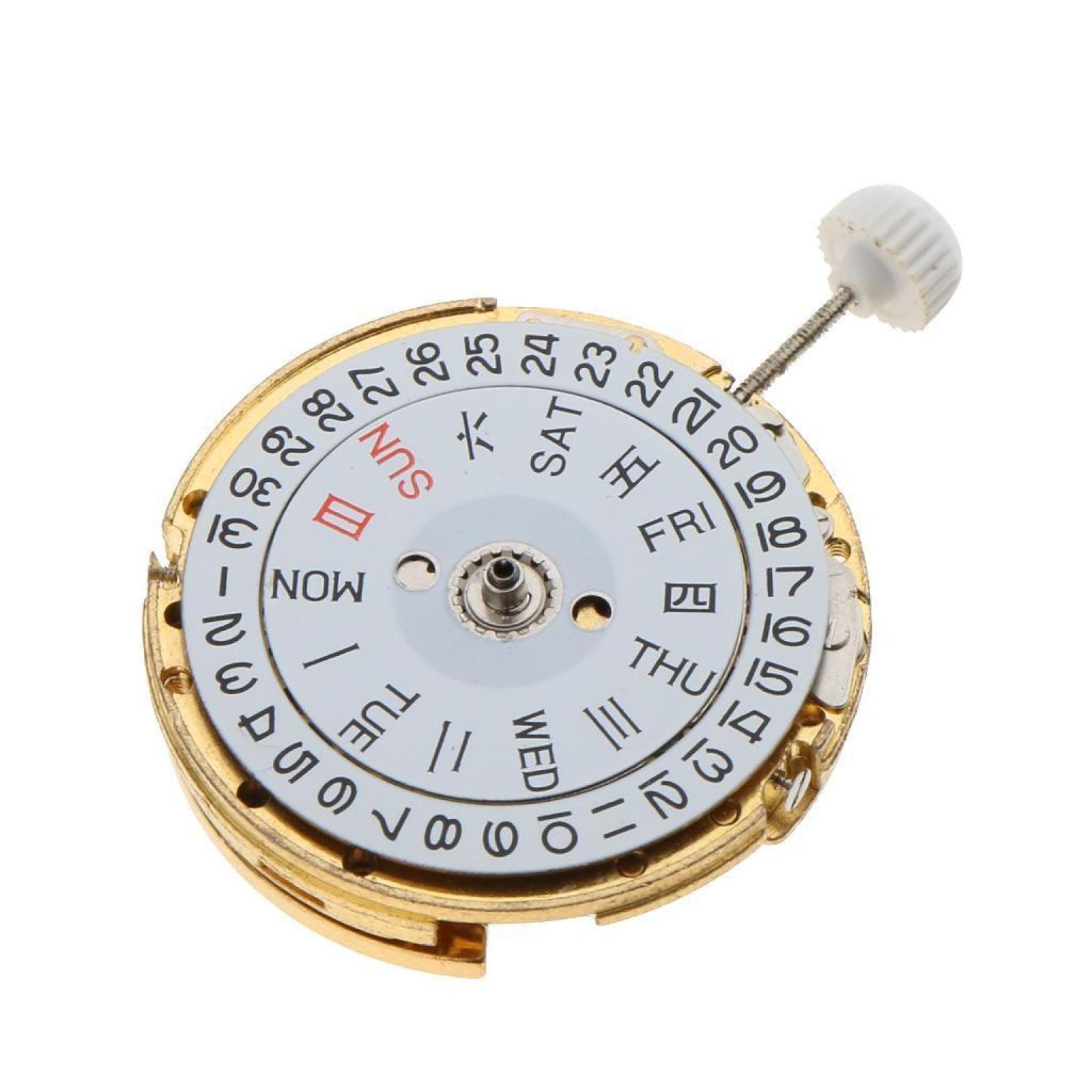 25mm Dual Calendar @ 3 Automatic Mechanical Watch Movement For Miyota 8205 8200