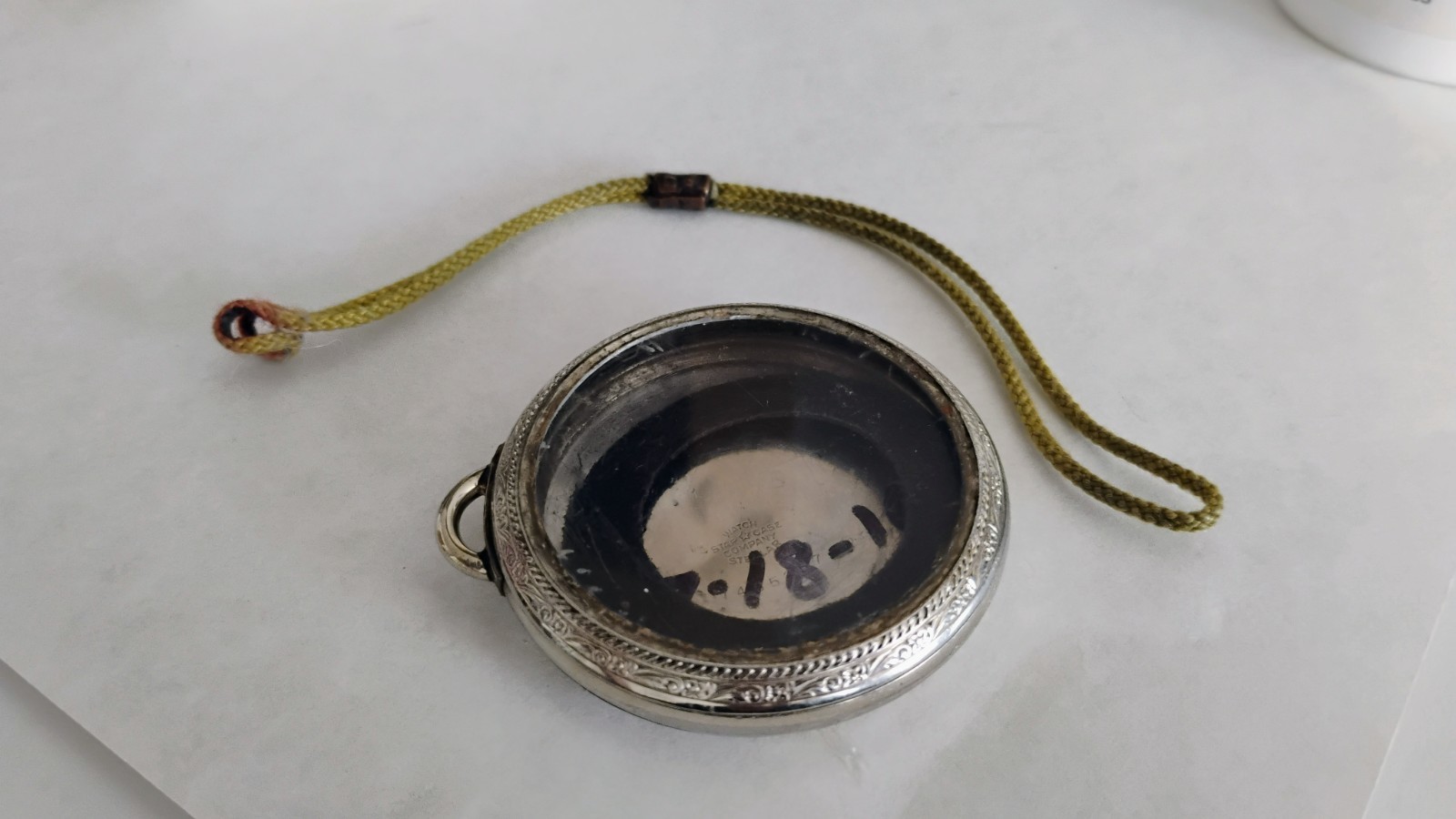 WATCH STAR CASE CO. STELLAR NO. 7465357 CASE ONLY 1916 ANTIQUE (R3D)