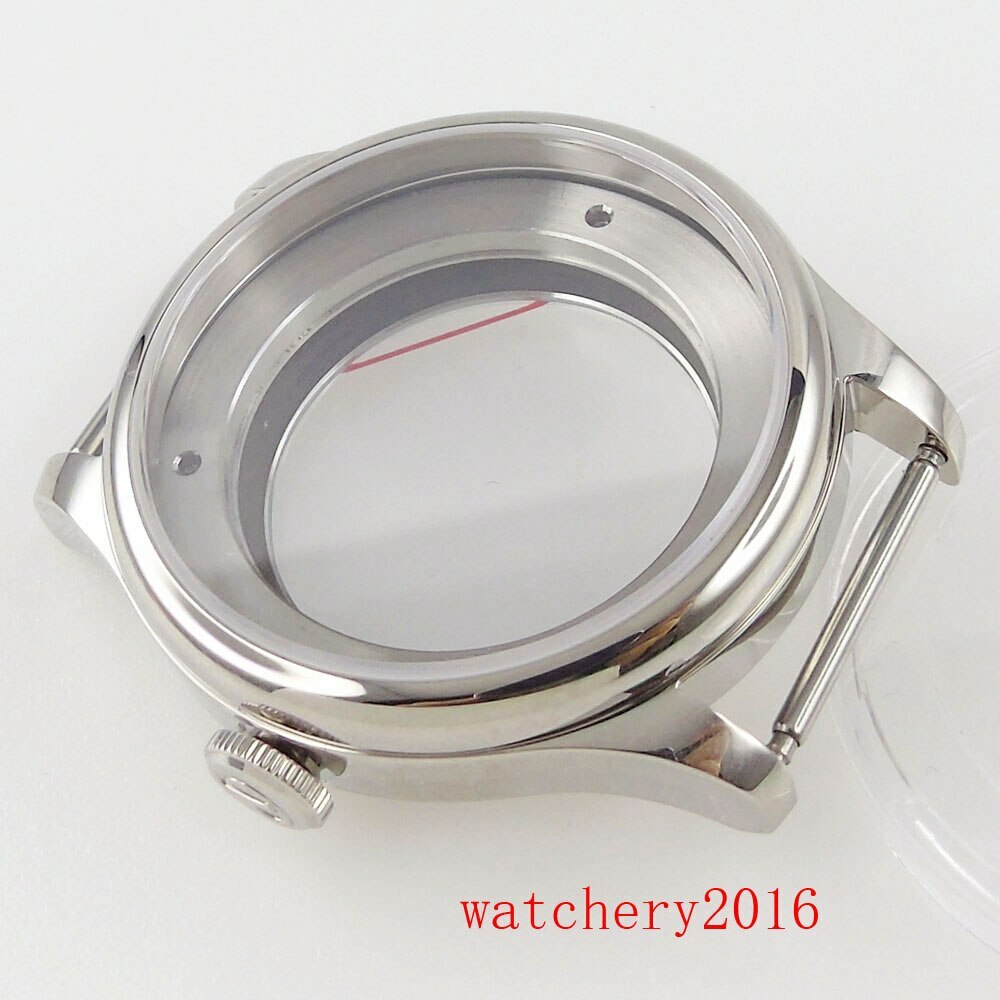 39mm Sapphire Glass Stainless Watch Case fit for Miyota 8215 821A 8205 DG 2813