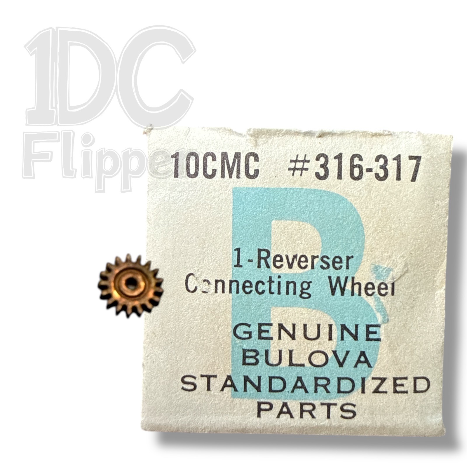 Bulova 10CMC Reverser Connect Wheel #316-317 Alternating Gear Fits Multiple