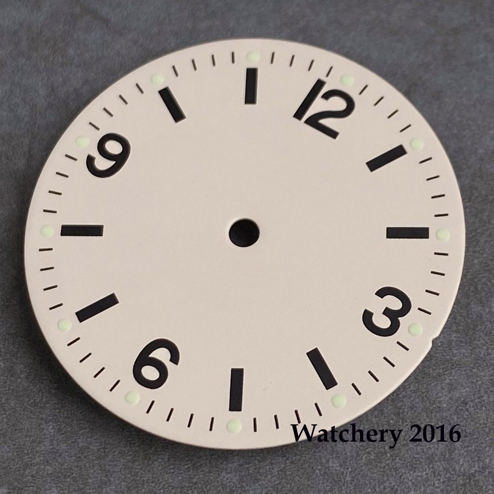 29mm Black/Beige Watch dial Face For NH35 ETA 2824 PT5000 Miyota 8215 Luminous