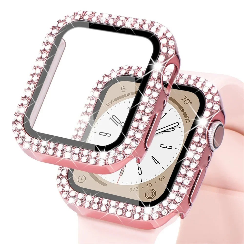 For Apple Watch 9/8/7/6/5/4/3/SE Diamond Bling Case Cover 38/40/41/42/44/45mm