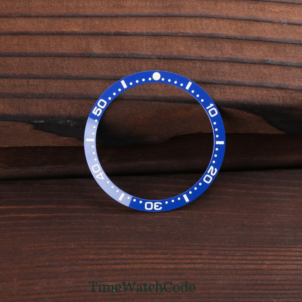 39mm*32.7mm Flat Ceramic/Aluminum Bezel Insert Watch Ring Fit 62MAS Accessory