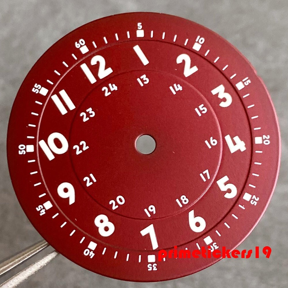 29mm Multicolor Watch Dial Hands Set Luminous Fit NH35 NH36 ETA2824 PT5000 Movt