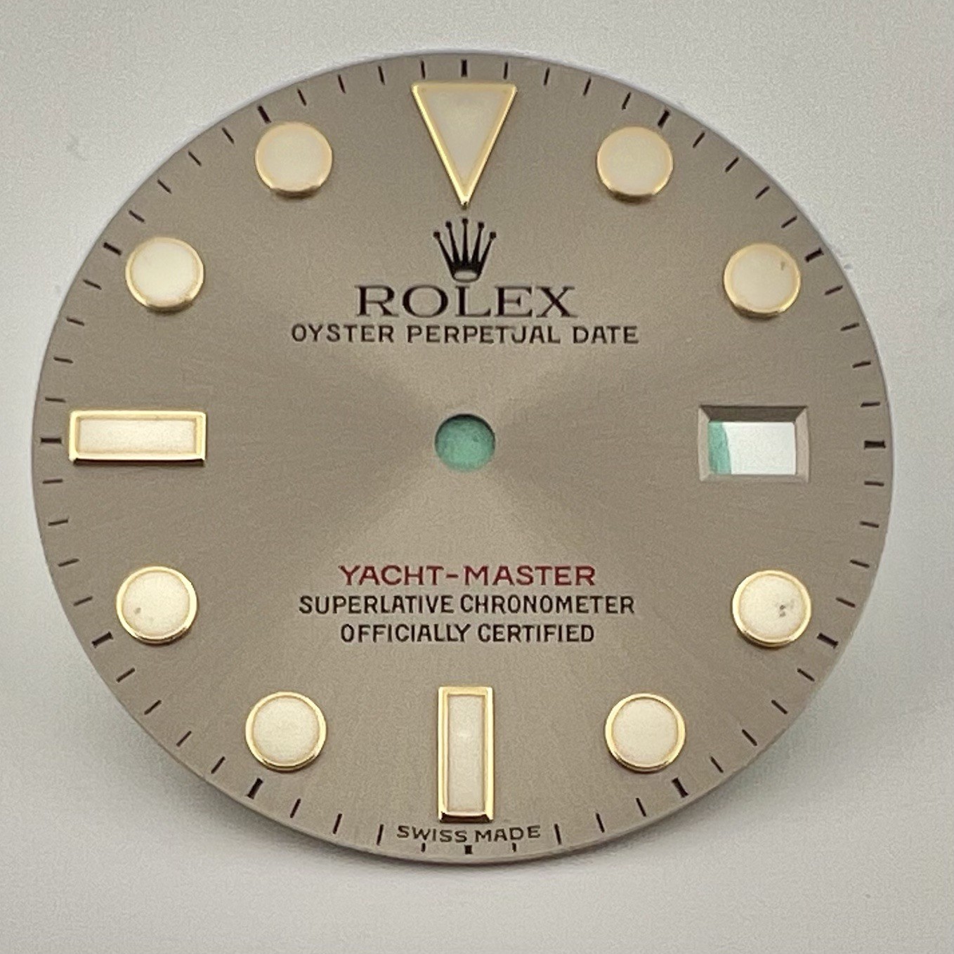 Rolex FACTORY Original Slate Gray Dial for 40mm Yacht Master Gold 16623 16628