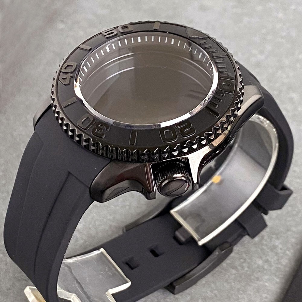 20ATM Mod 41mm Sapphire Glass Stainless Steel Watch Case Fit NH35 NH36 Movement