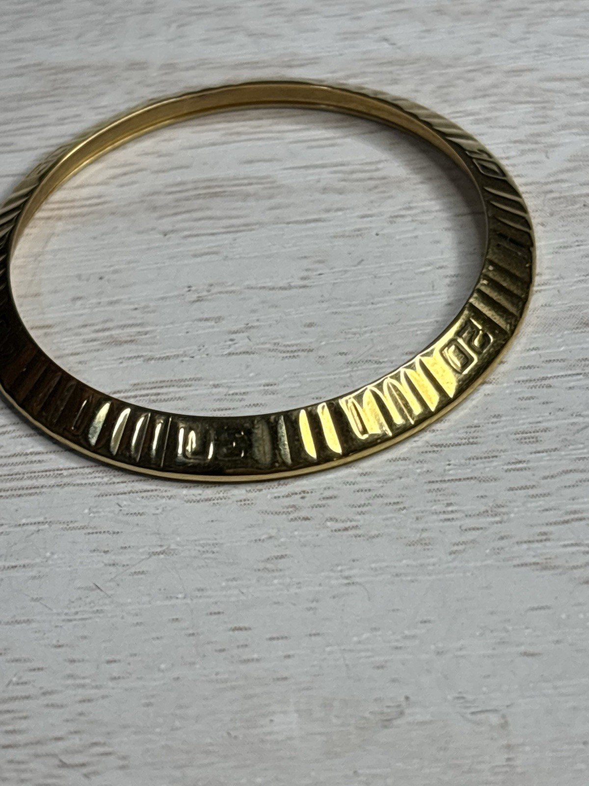 Genuine Rolex 116263 Datejust Turn-O-Graph Bezel, 18K Solid Gold, POLISHED