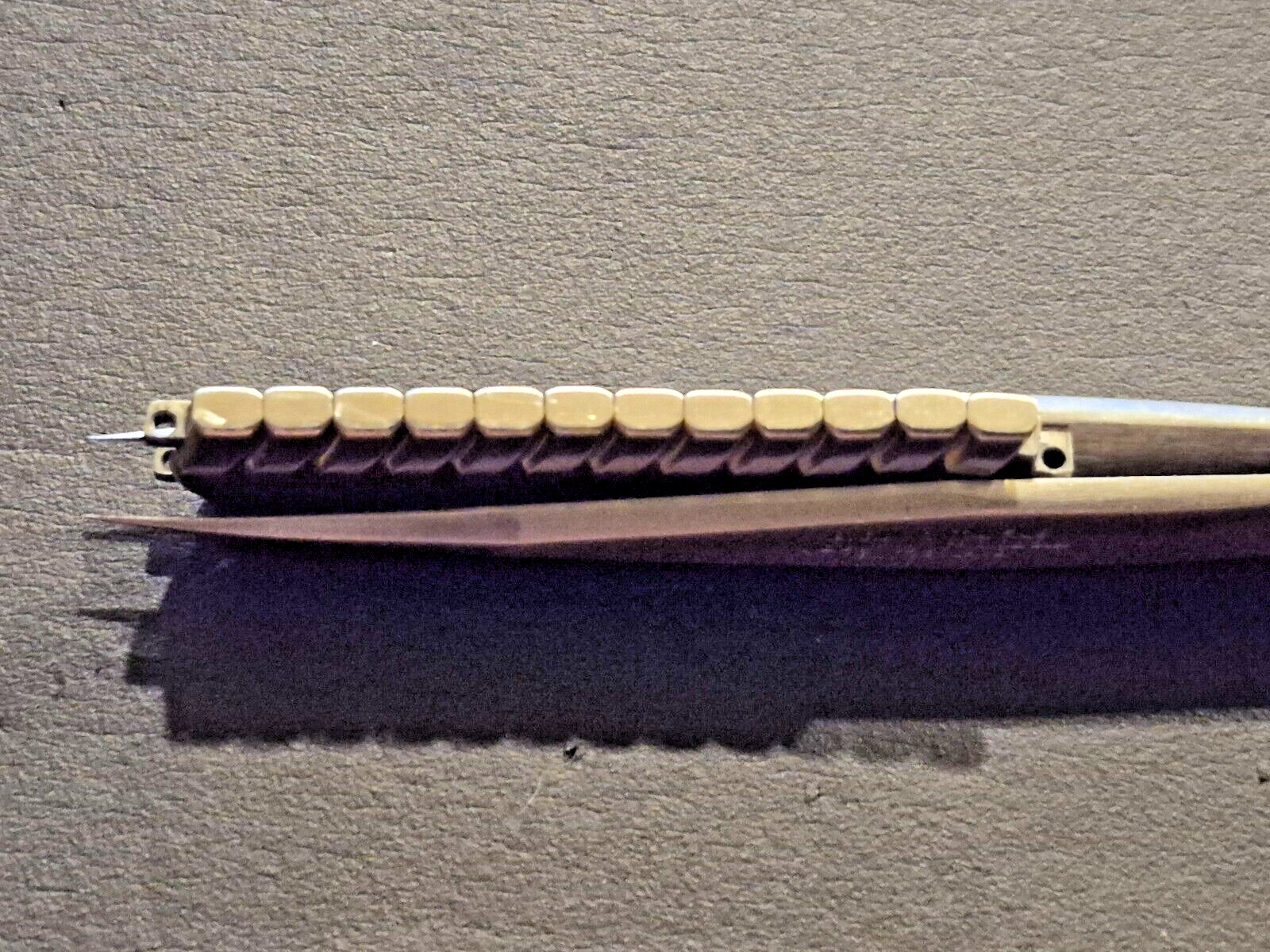 EBEL Classic Wave 12 Link Steel & Gold Segment for bands found on 13mm lug cases