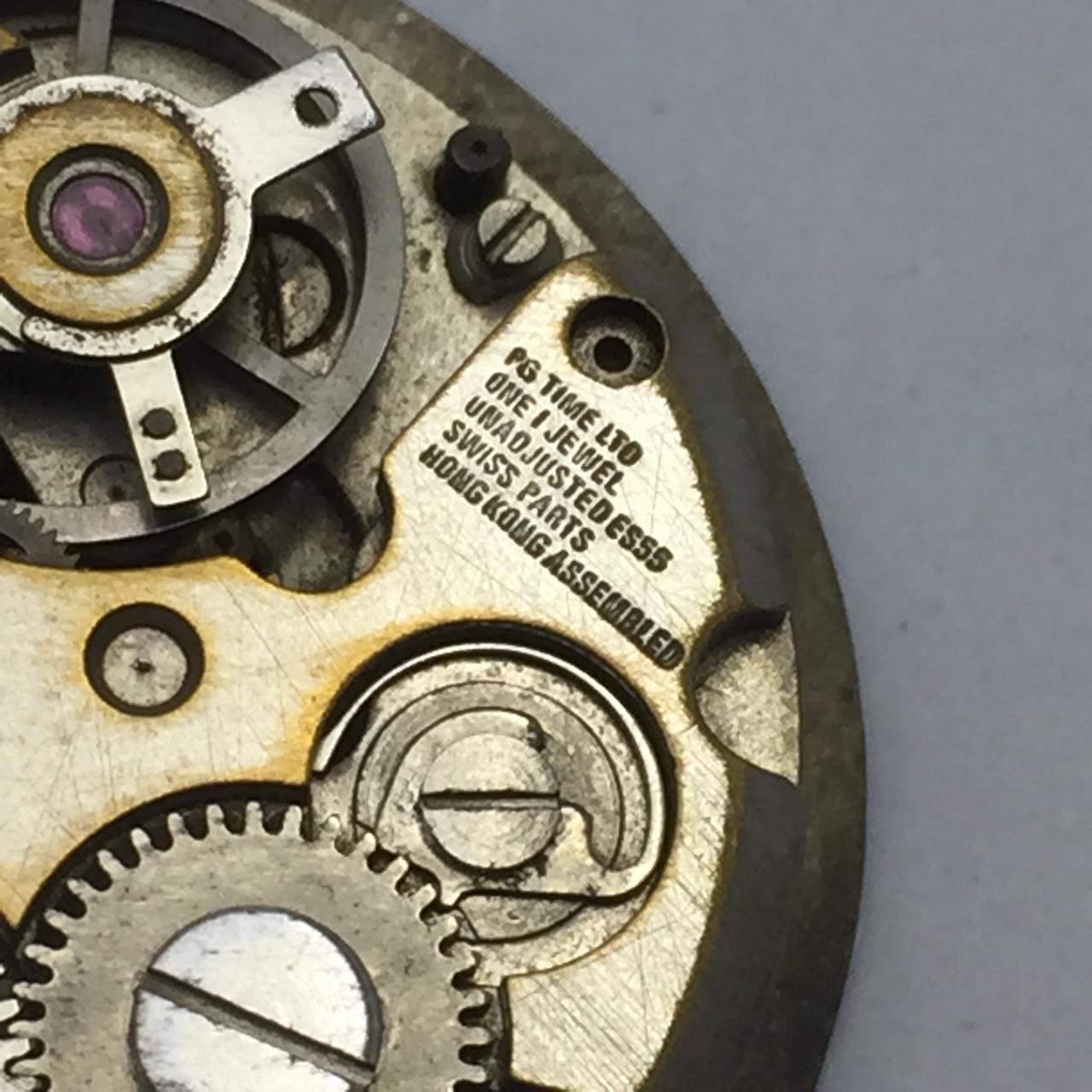 Cyntaor PG Time LTD Manual Winding Watch Movement For Parts