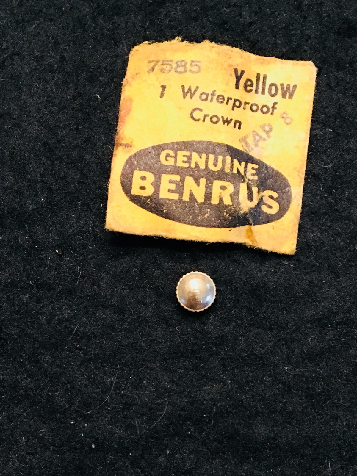 New Old Stock (NOS) Watch Parts: Omega, Benrus, Hamilton, Citizen Watch Crowns