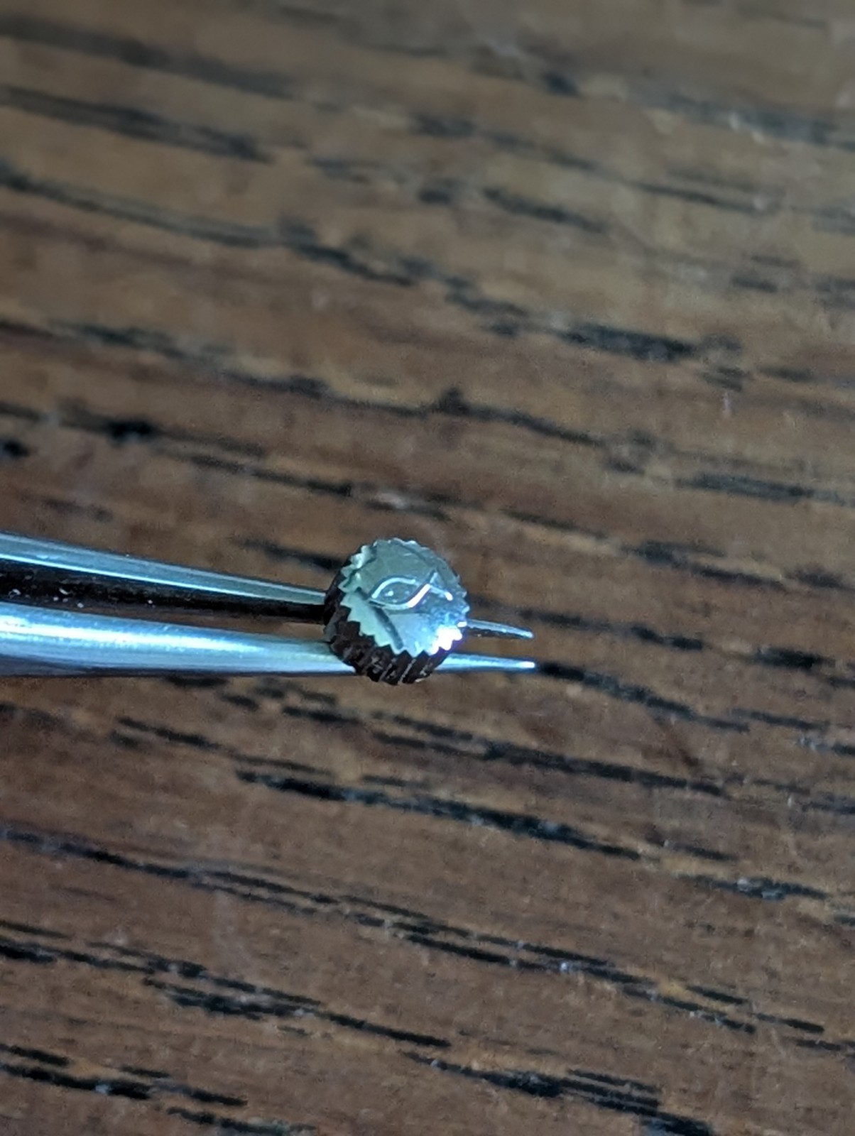 1960s IWC Fish Crown, Steel, 5mm X 3mm, Good Condition, Tap 10 #S606