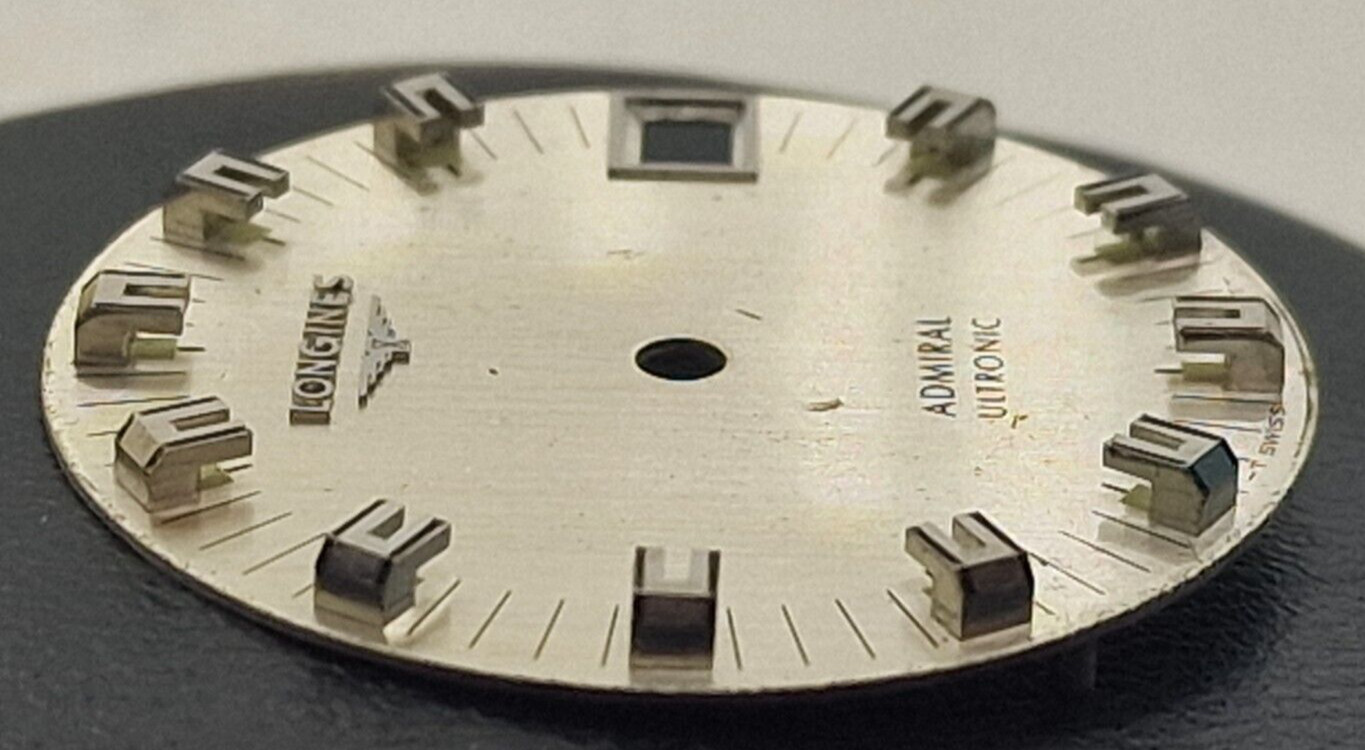 Longines Admiral Ultronic quadrante originale vintage D28.5mm swiss made