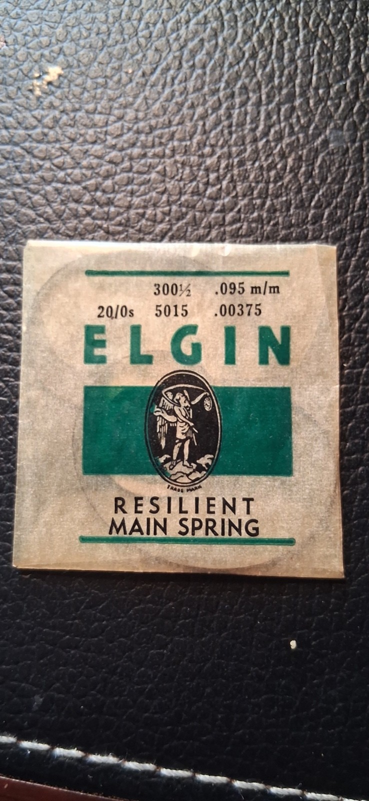 Elgin Factory Resilient Mainspring No. 5015 300 1/2