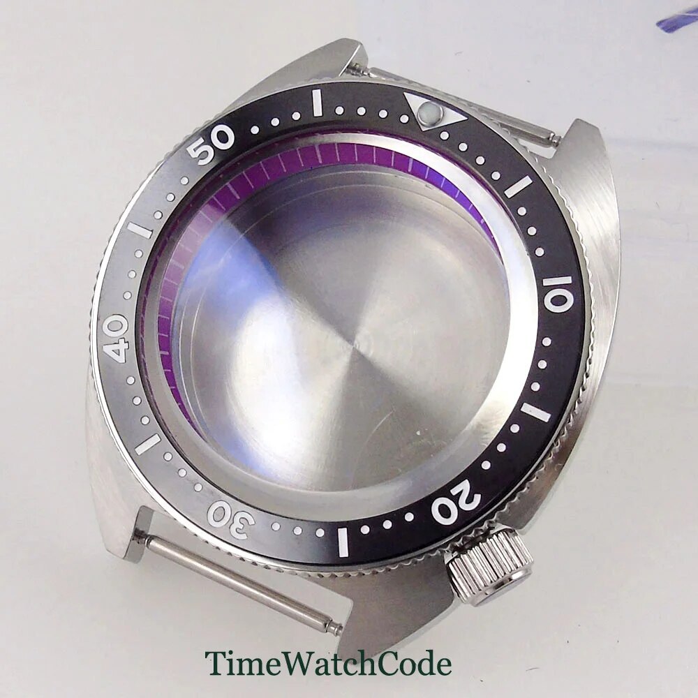 41mm Watch Case for NH35 PT5000 ETA2824 Sapphire Crystal Chapter Ring 4.1 Crown