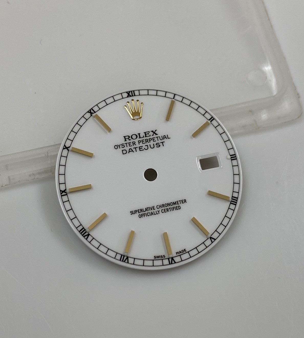 Genuine NOS Rolex Datejust 36mm 16013 16233 Cal 3035/3135 White/Gold Roman Dial