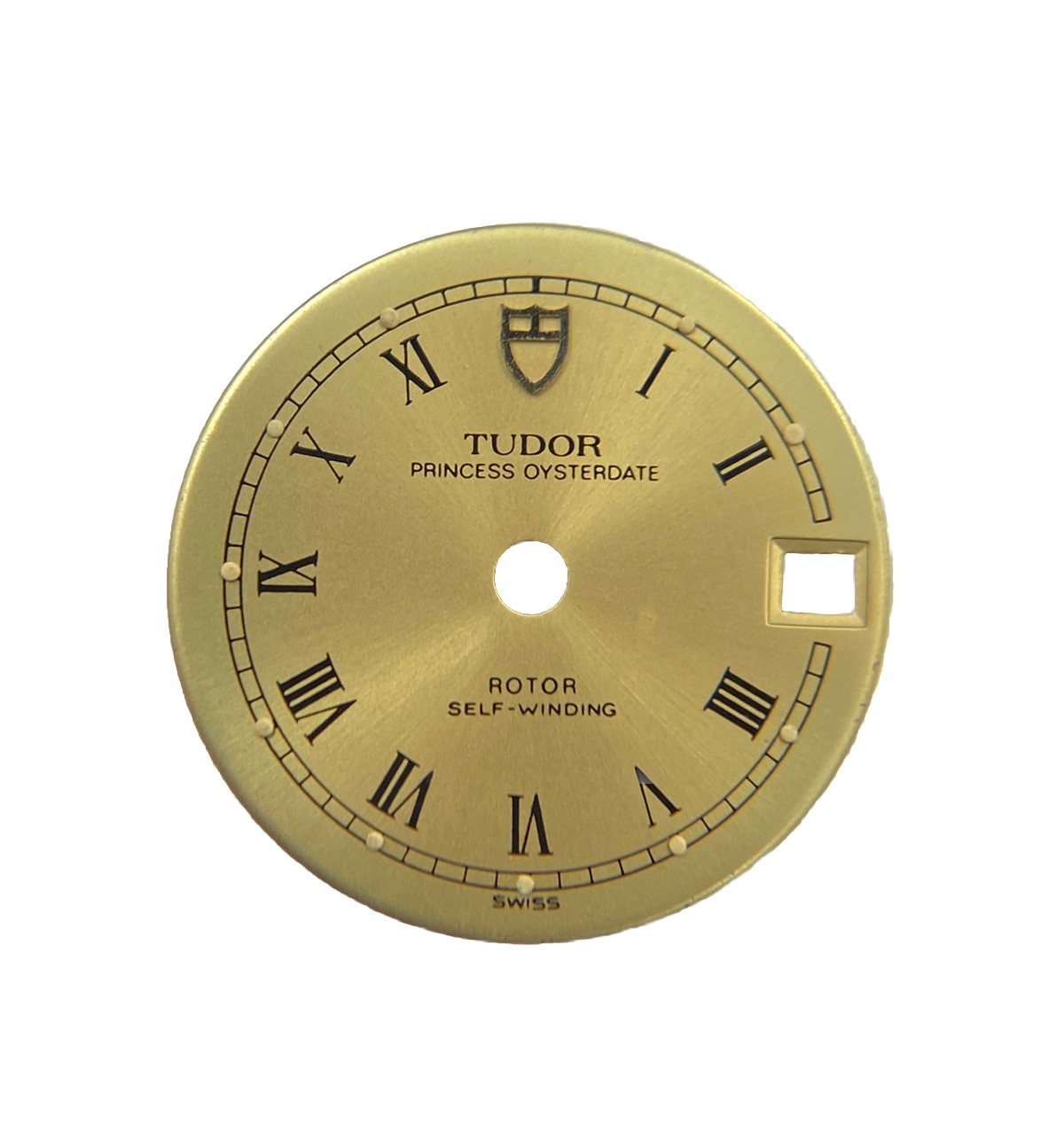 Genuine Tudor Prince Oysterdate Rotor Gold Ladies Cal. ETA 2651/2671 Roman Dial