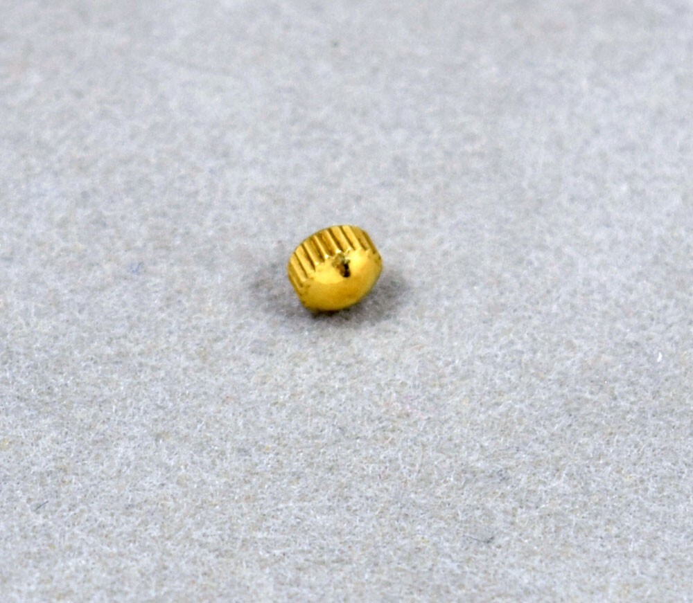 GUCCI 3 mm Gold-coated Stainless Steel Watch Crown Part 568080263