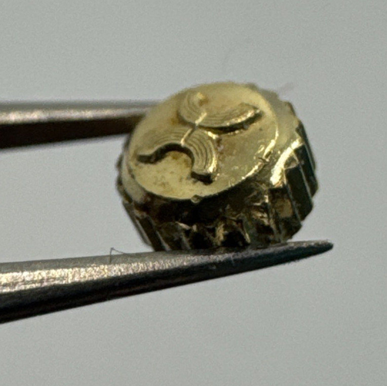 Mondia Original Waterproof Crown Yellow Gold Plated D.2.9Mm Tube 1.6Mm