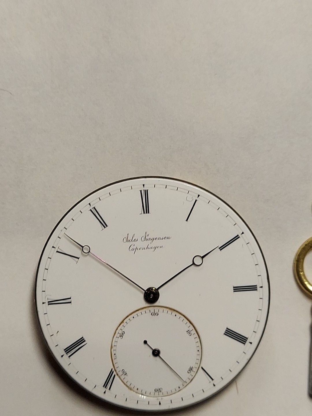 jules jurgensen Collectible P.W. Movement High Grade Key Wind Mens Full Jewels