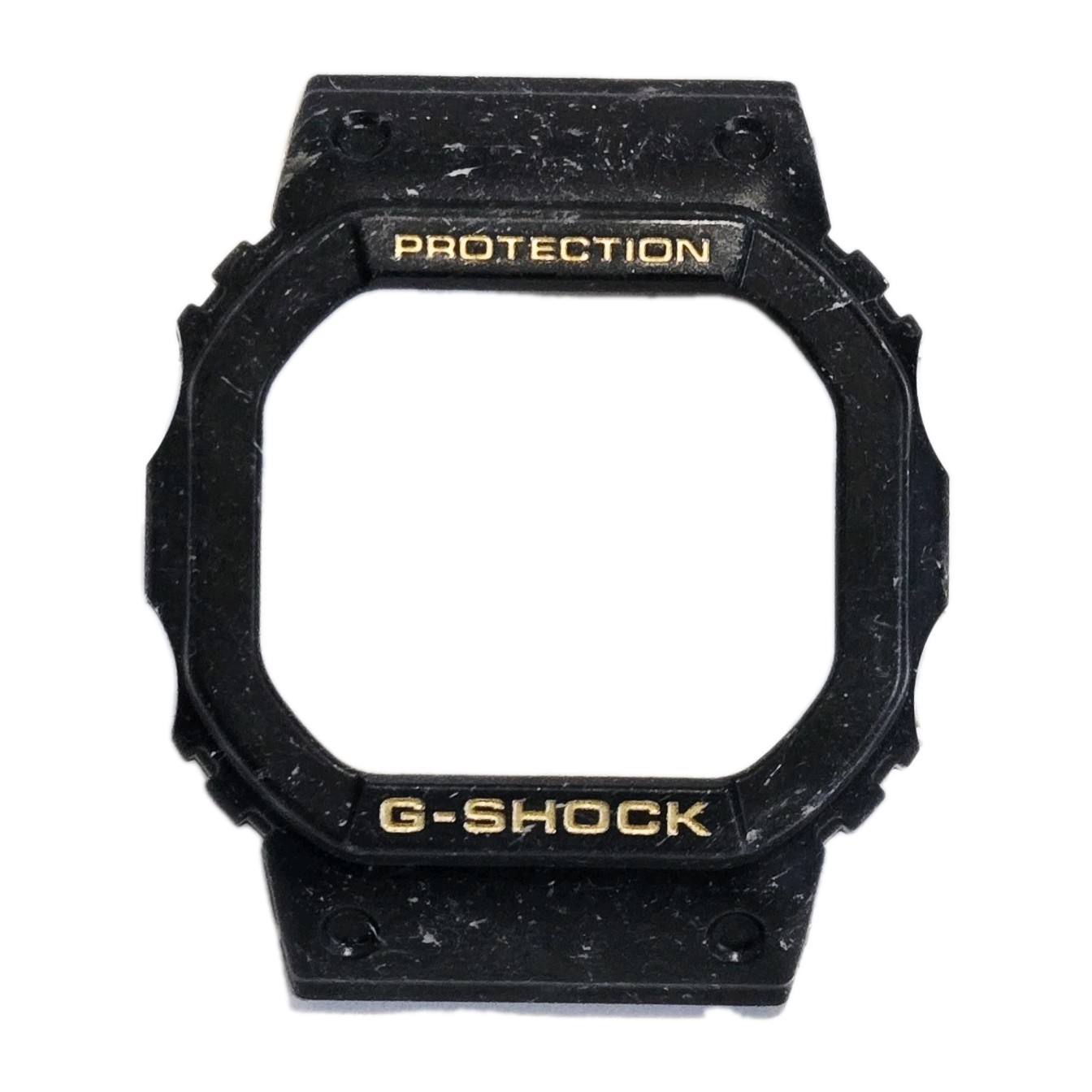 Genuine Casio Replacement part BEZEL for G SHOCK DW5600WS-1 BLACK patterned **