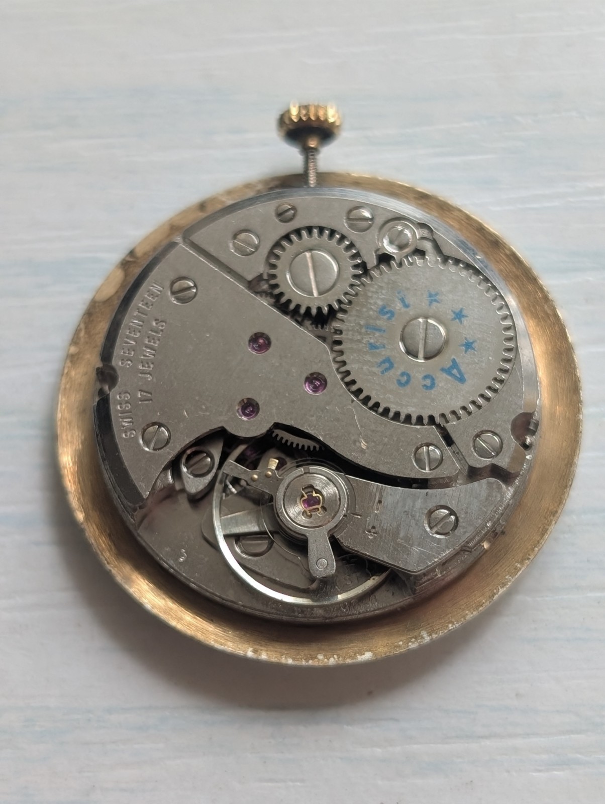 Vintage FHF/ST 96-4 Mechanical Watch Movement (Spares/Repairs/Good Balance)