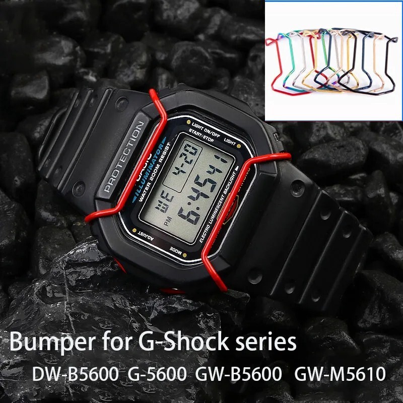 Anti-scratch Metal Guard Bumper Protector for Casio G-Shock Watch DW5600/5610