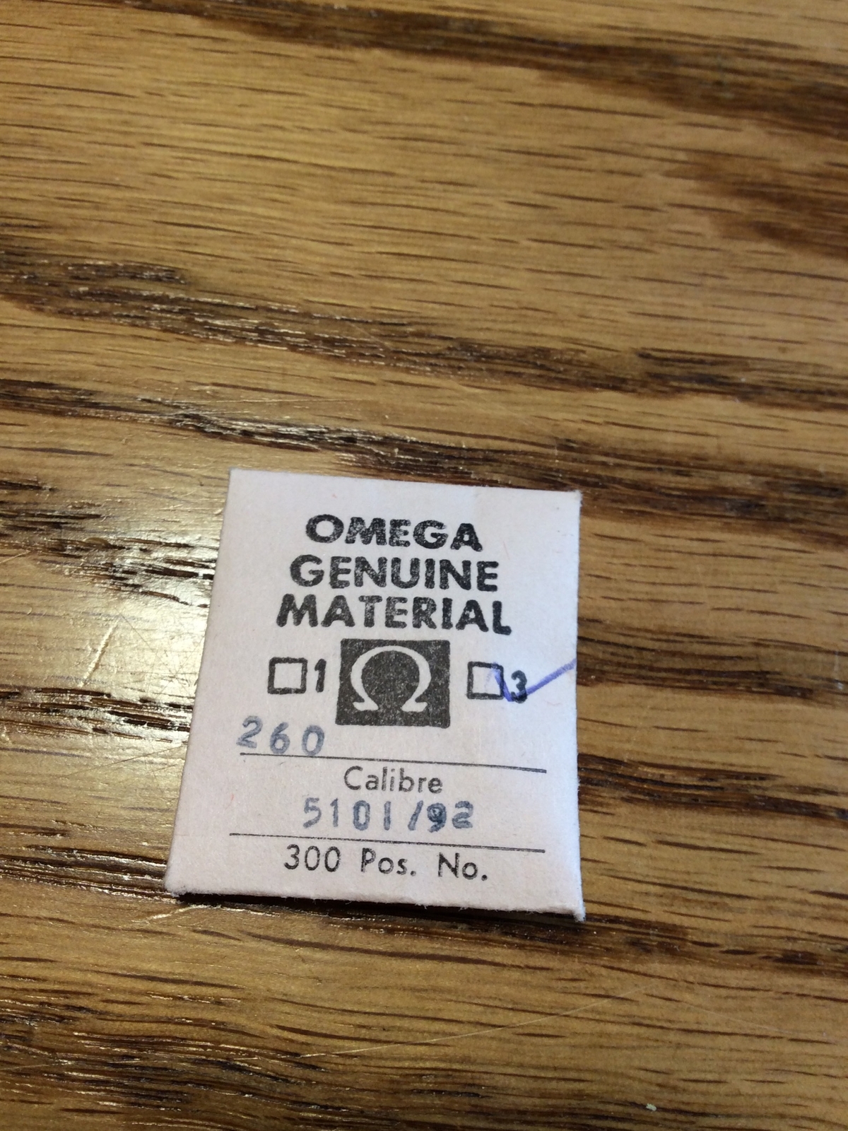 Omega Screw 260 Cal. 5101/92