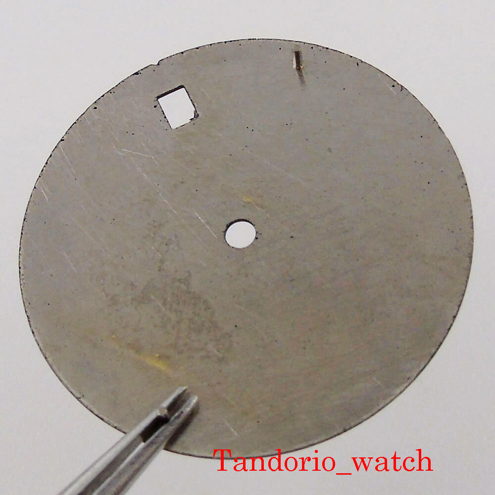 29mm Black no logo watch dial luminous for NH35A MIYOTA ETA 2824 PT5000 Movement