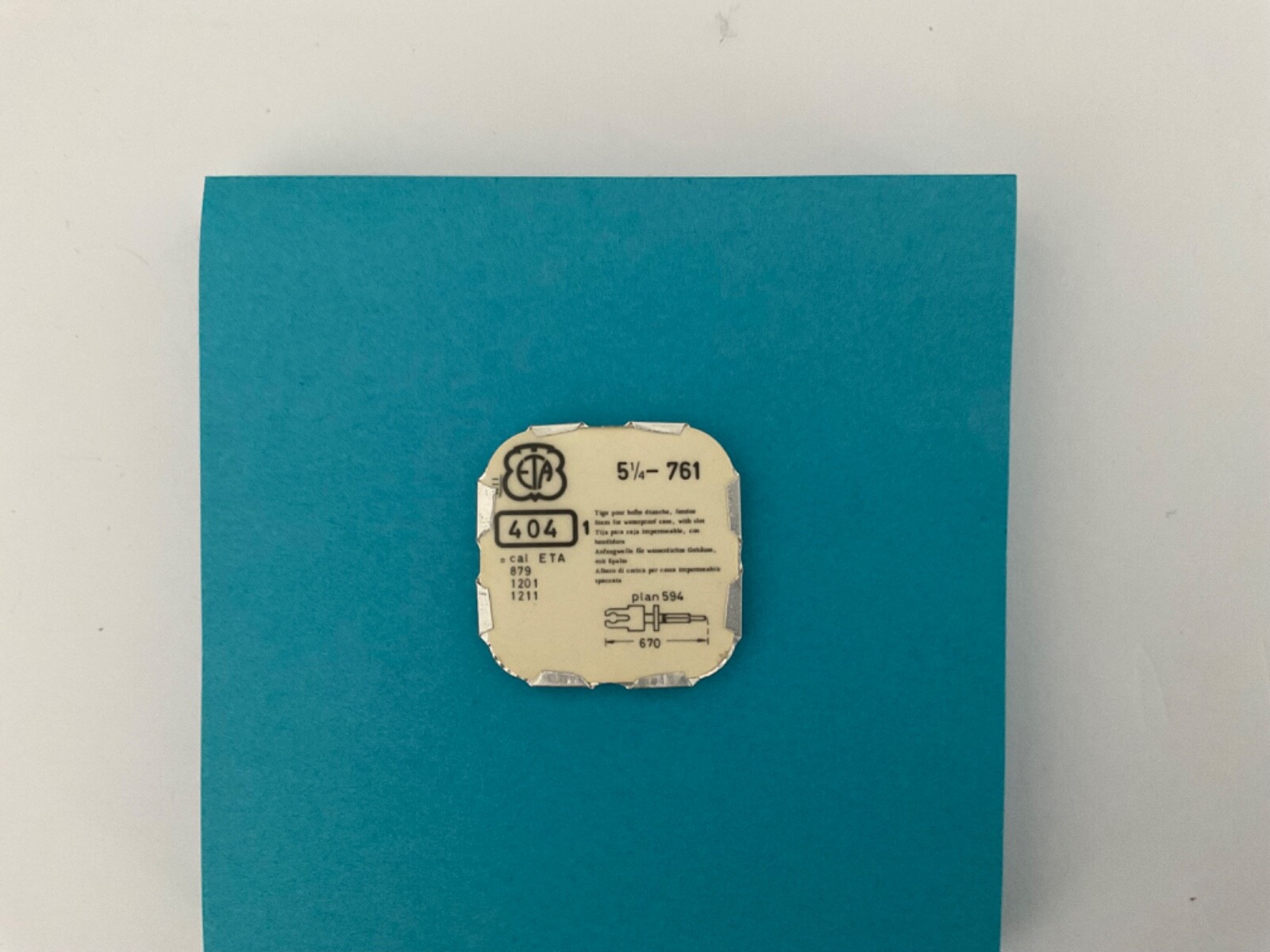 ETA 761 879 1201 1211 Female Stem watch part #404