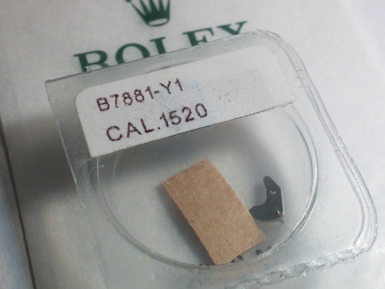 original Rolex 1530 7881 (1520 7881) detente/setting lever-NEW-SEALED, no screw.