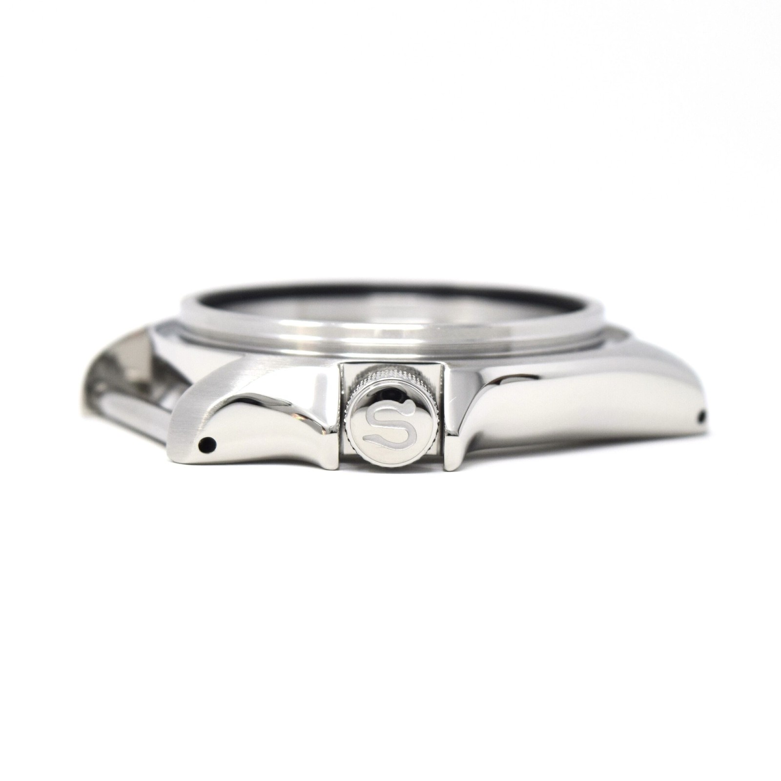 SKX007/SRP Turtle Knurled Crown – CT253 Polished + S