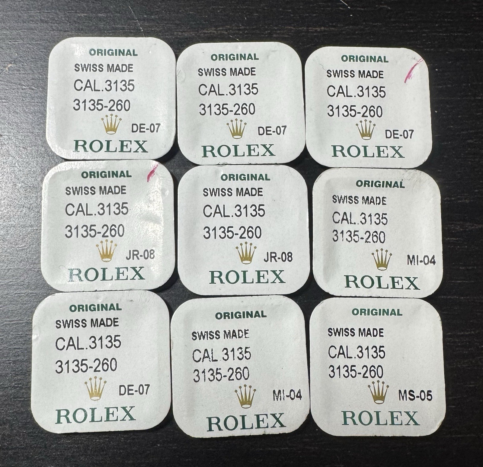 Rolex Cal. 3135 Part 260 Minute Wheel 3135-260