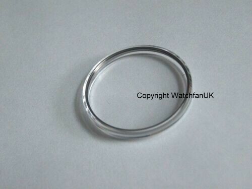 Acrylic Crystal With Chrome Tension Ring Fits Hamilton Khaki Green Watch – 9415A