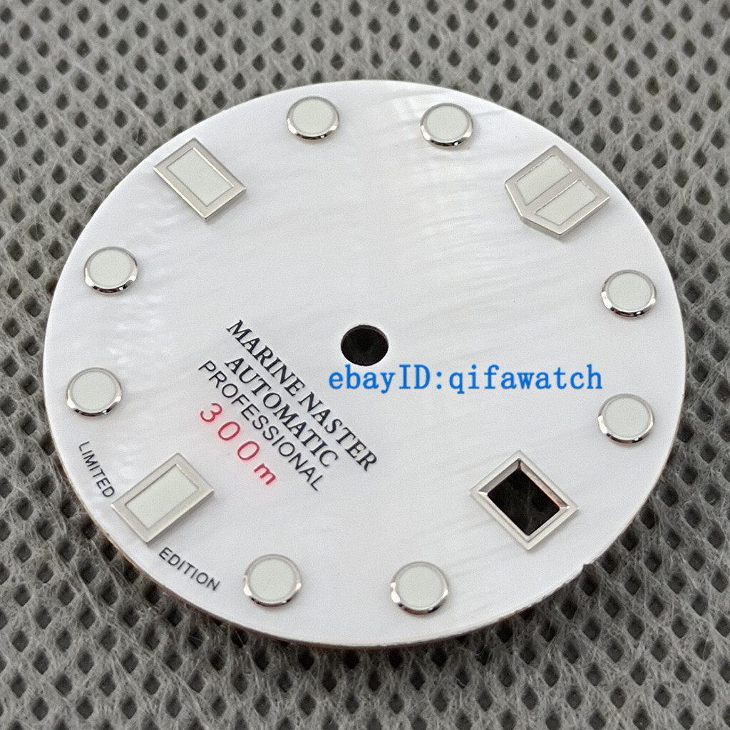 29mm white Watch Dial date Fit NH35 3 o’clock/3.8 o’clock automatic Movement