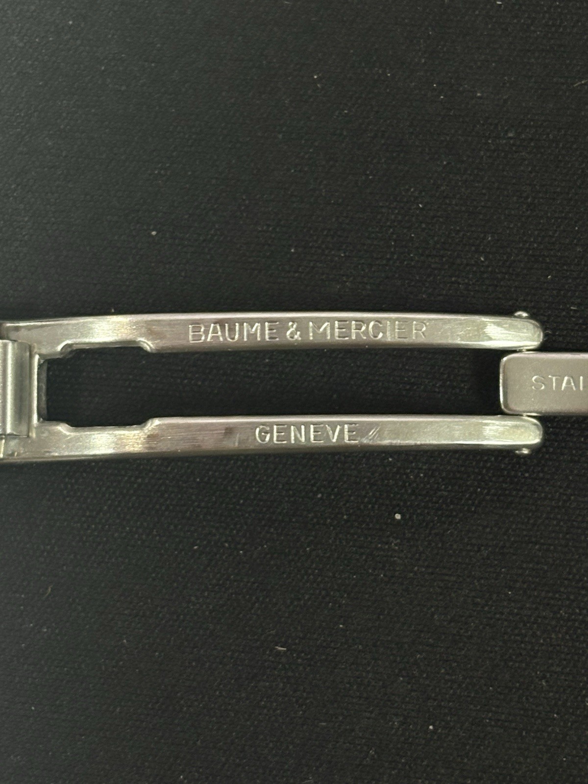 BAUME MERCIER Riviera Stainless Steel 11mm Bracelet Band Buckle