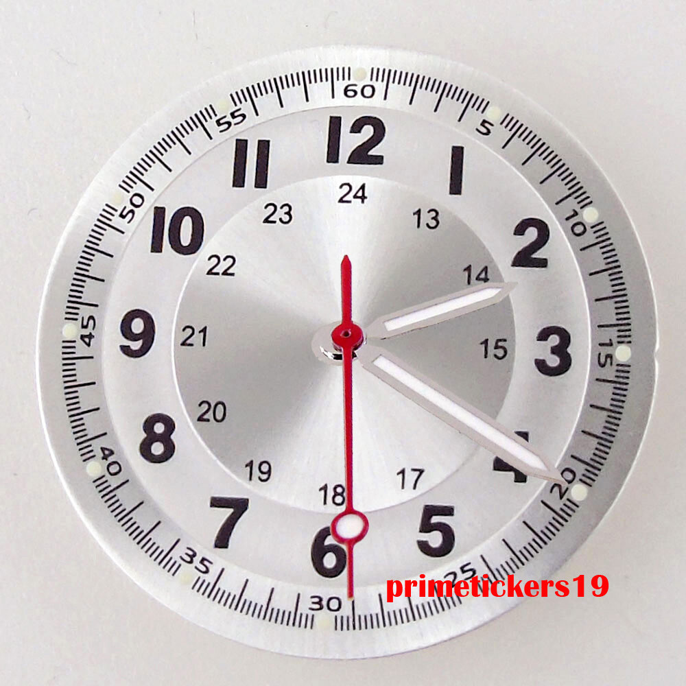 29mm Multicolor Watch Dial Hands Set Luminous Fit NH35 NH36 ETA2824 PT5000 Movt