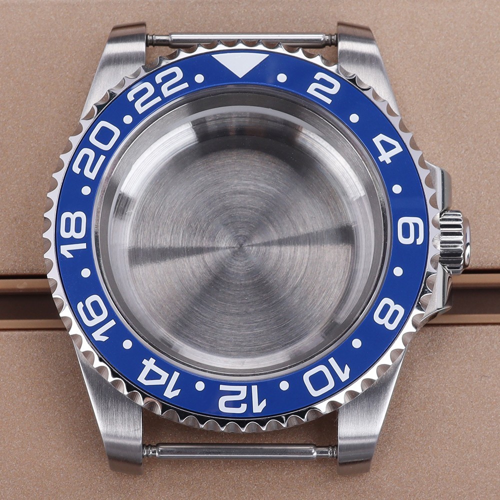 FEIYASHI 40mm Brushed Steel NH35 Watch Case Sapphire For Seiko NH35 Miyota 8215