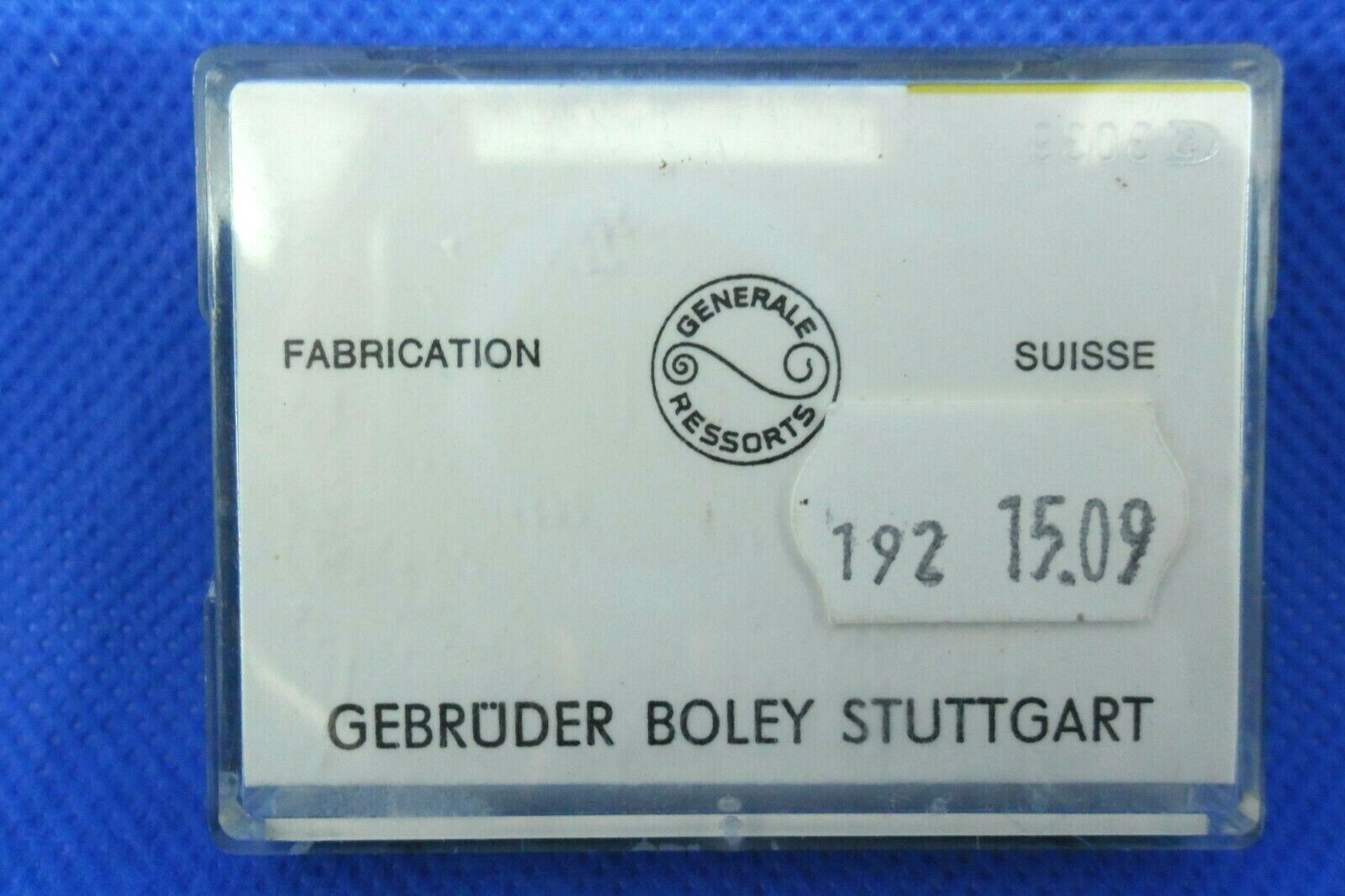 Ressort Barillet Mainspring Aufzugfeder FURKA 1509 NIVAFLEX 1.50X6X06X220 Boley