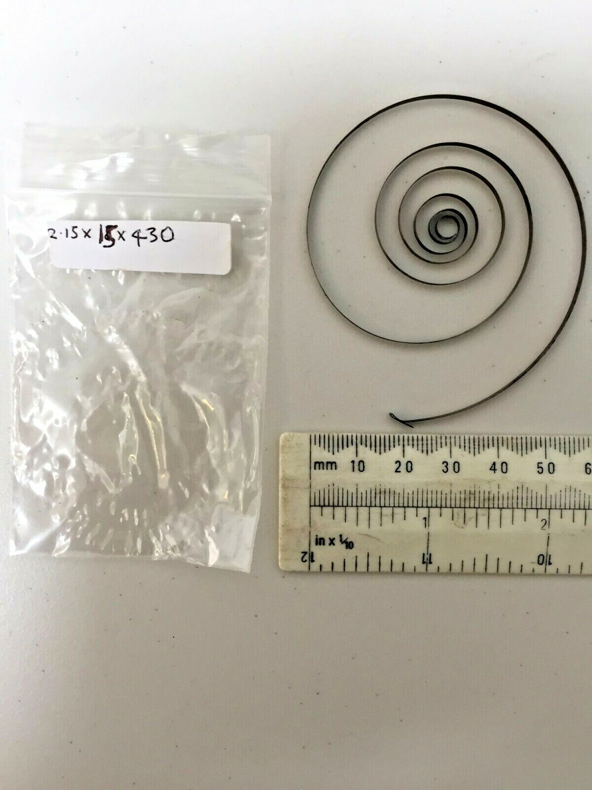 Verge/Fusee Pocket Watch Mainspring Vintage British Made Reconditioned/NOS