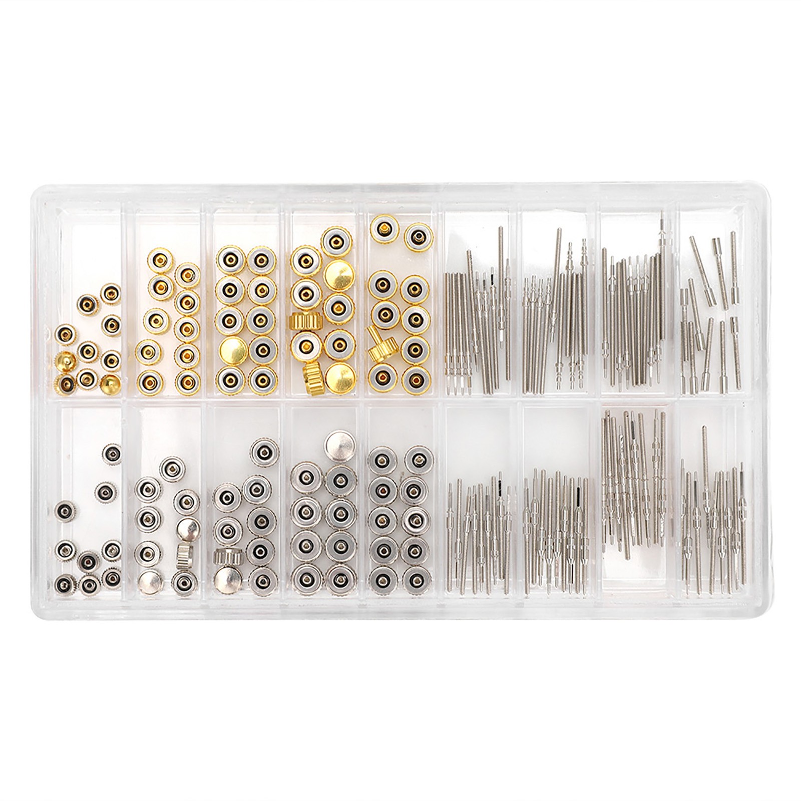 Watch Stem Extender + Crowns Accessory Repairing Replacement Tool Kit With B NEW