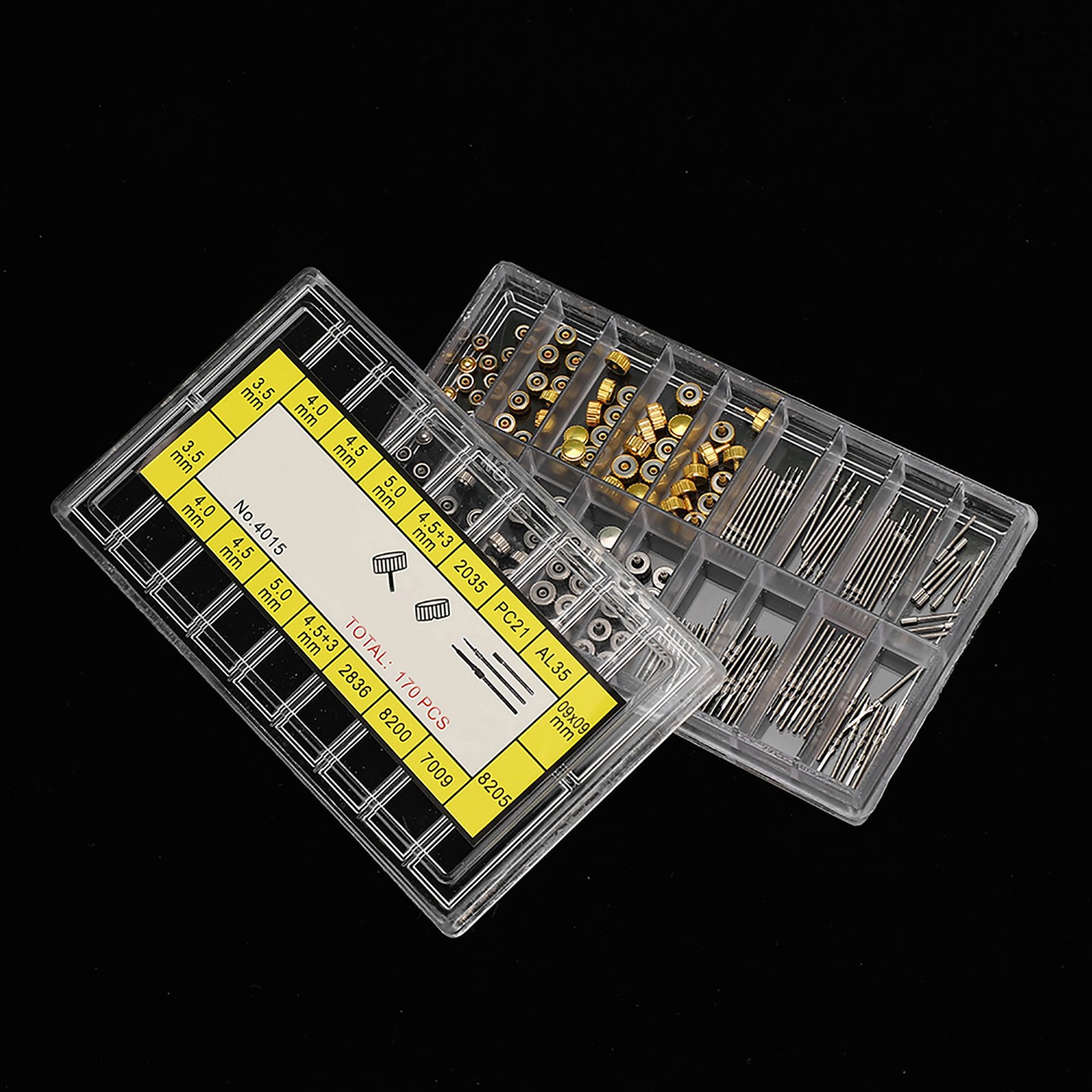 Watch Stem Extender + Crowns Accessory Repairing Replacement Tool Kit With B NEW