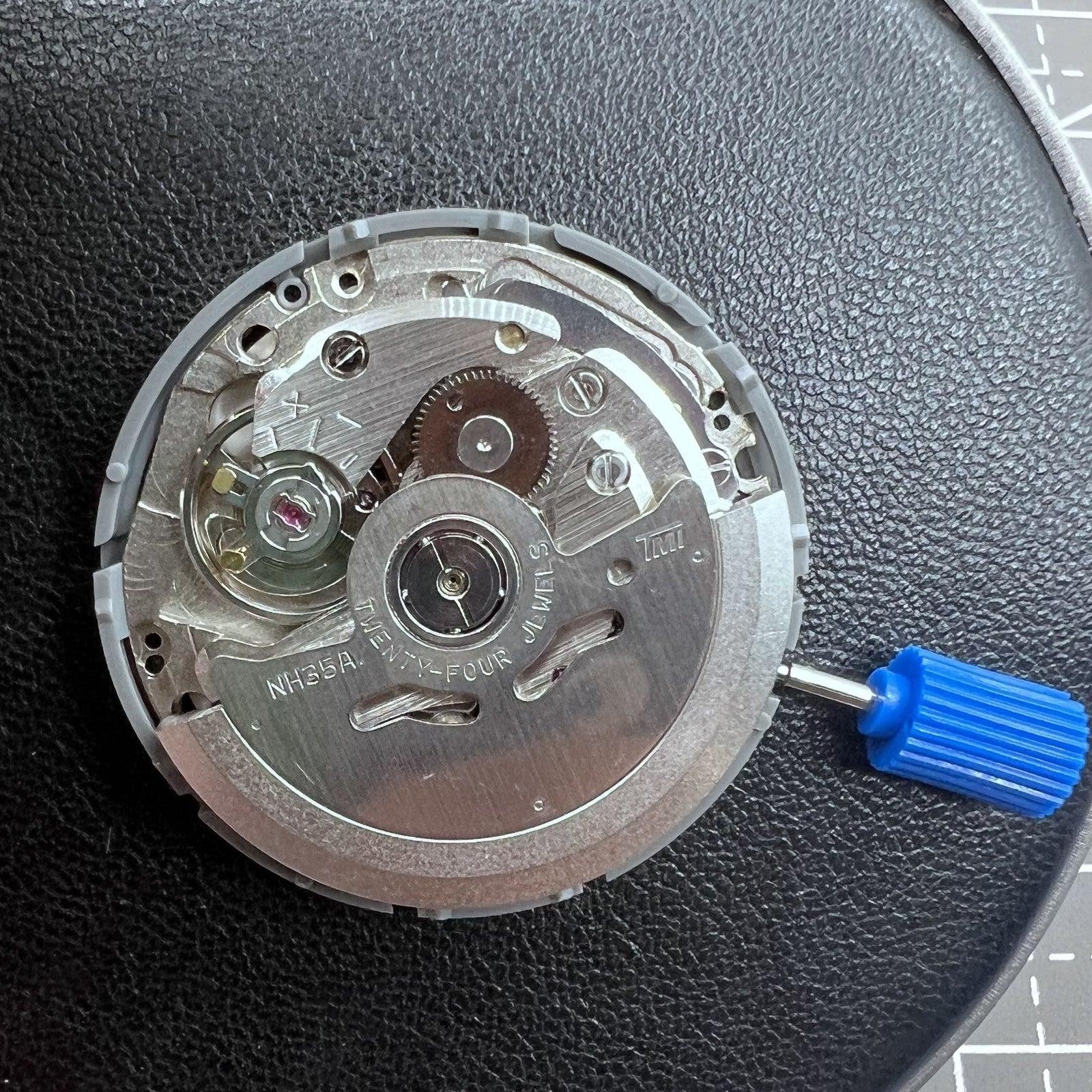 Japan Seiko NH35 Automatic Mechanical Movement High Accuracy White Disk