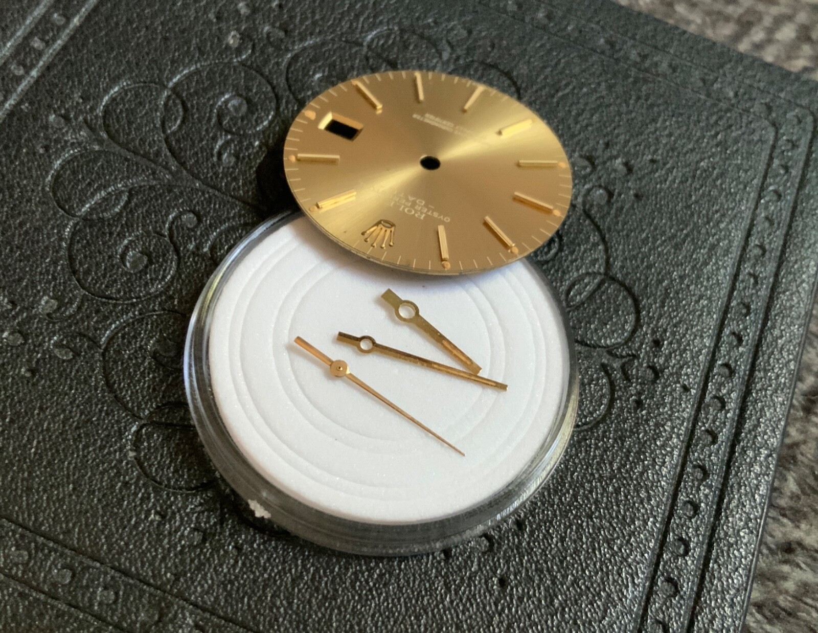 Authentic Vintage Rolex Champagne BRONZE Ghost Dial With Hand Set For 34MM 15038