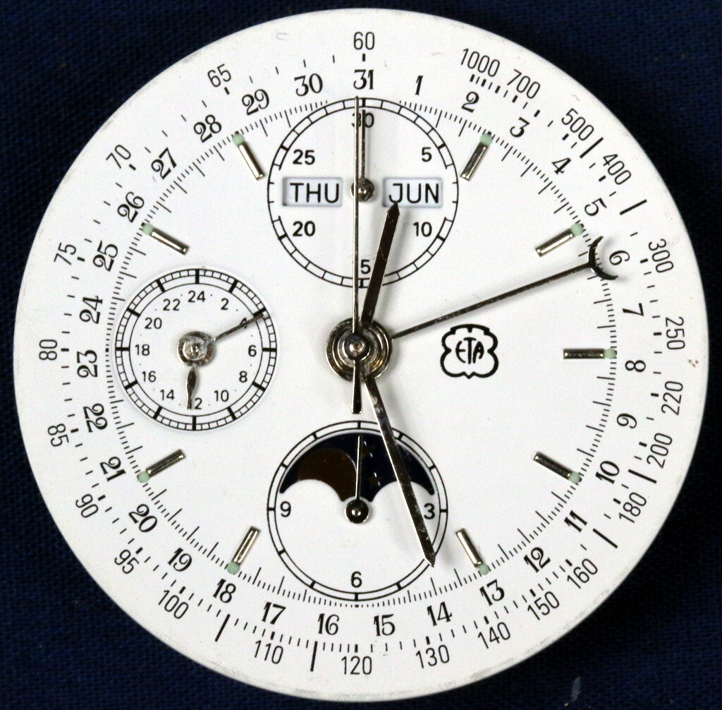 E2. ETA 7751 VALJOUX MOVEMENT PARTS NOS LISTING, YOU SELECT PART. SWISS PARTS
