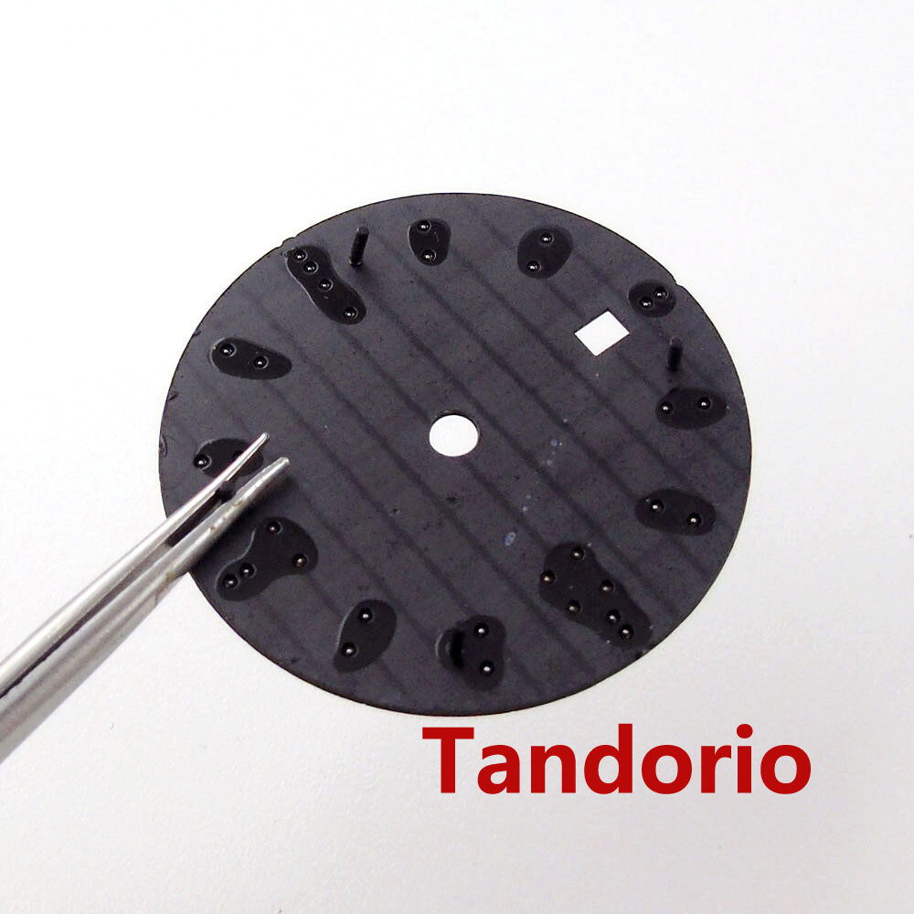 31mm Black Dial Face Fit NH35A NH36 Miyota8215 ETA2824 PT5000 Automatic Movement