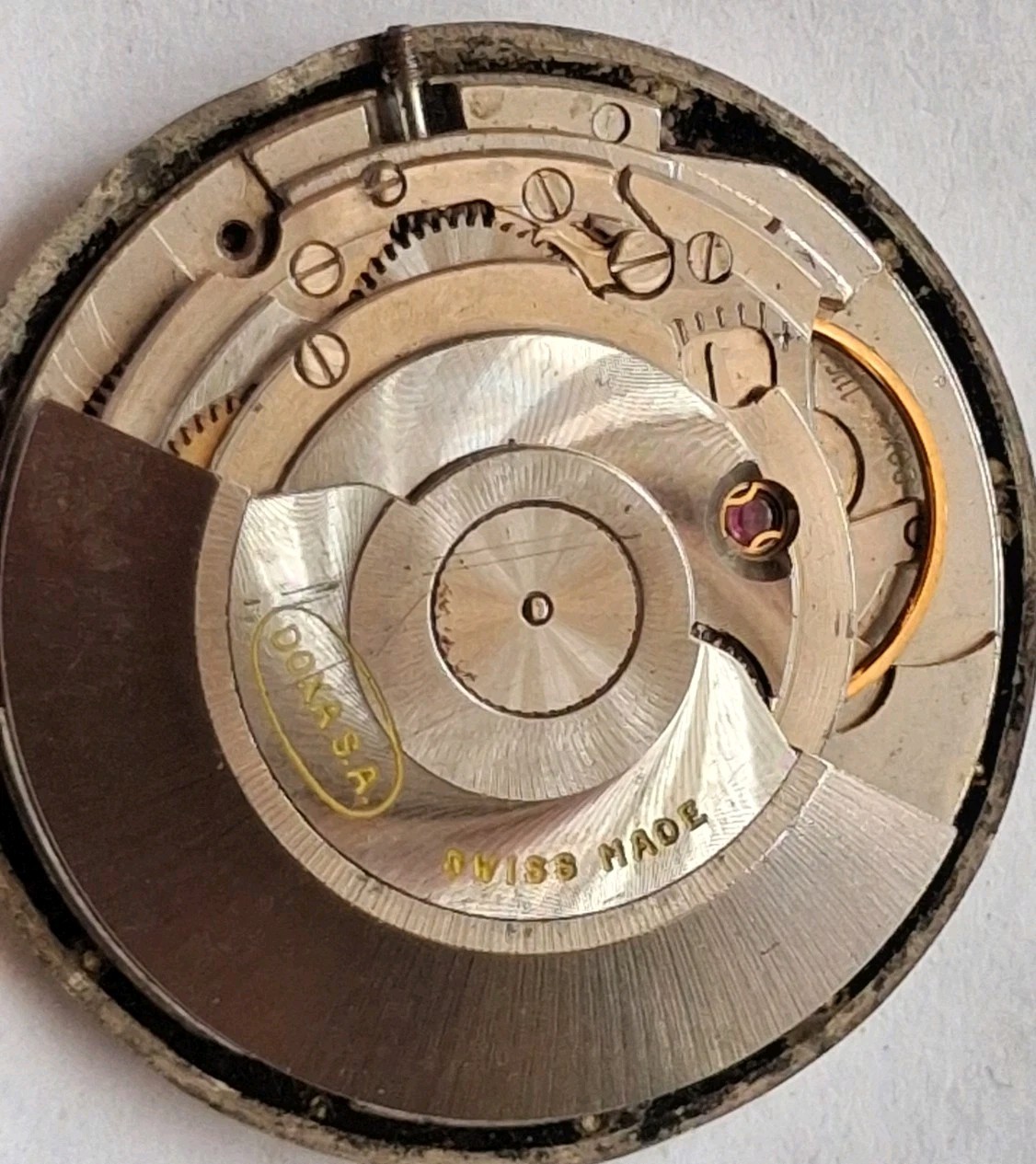 Doca cal.11 1/2 118 wristwatch movement Date.