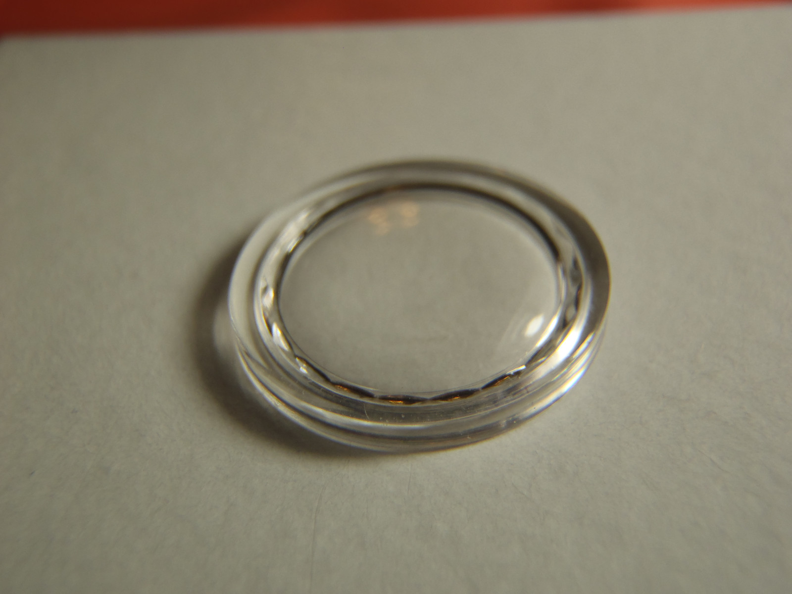FWC Diamond Round inside Facet High Round Plastic Watch Crystal 15.6 MM Lot 63