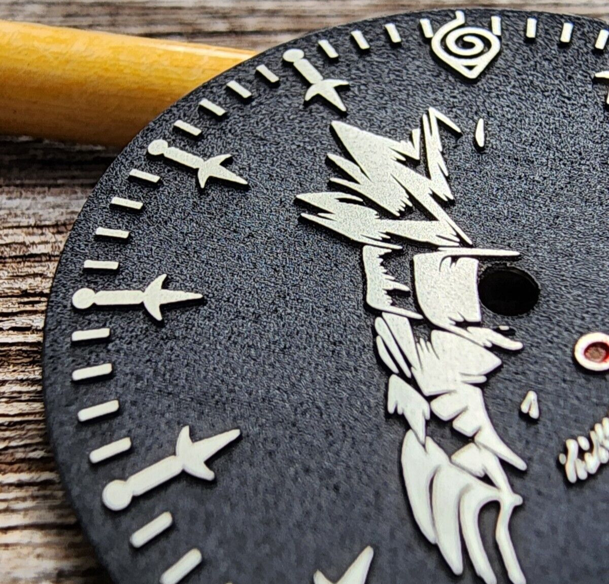 Custom-Made Laser Engraved Watch Dial | NARUTO – Order any designsize