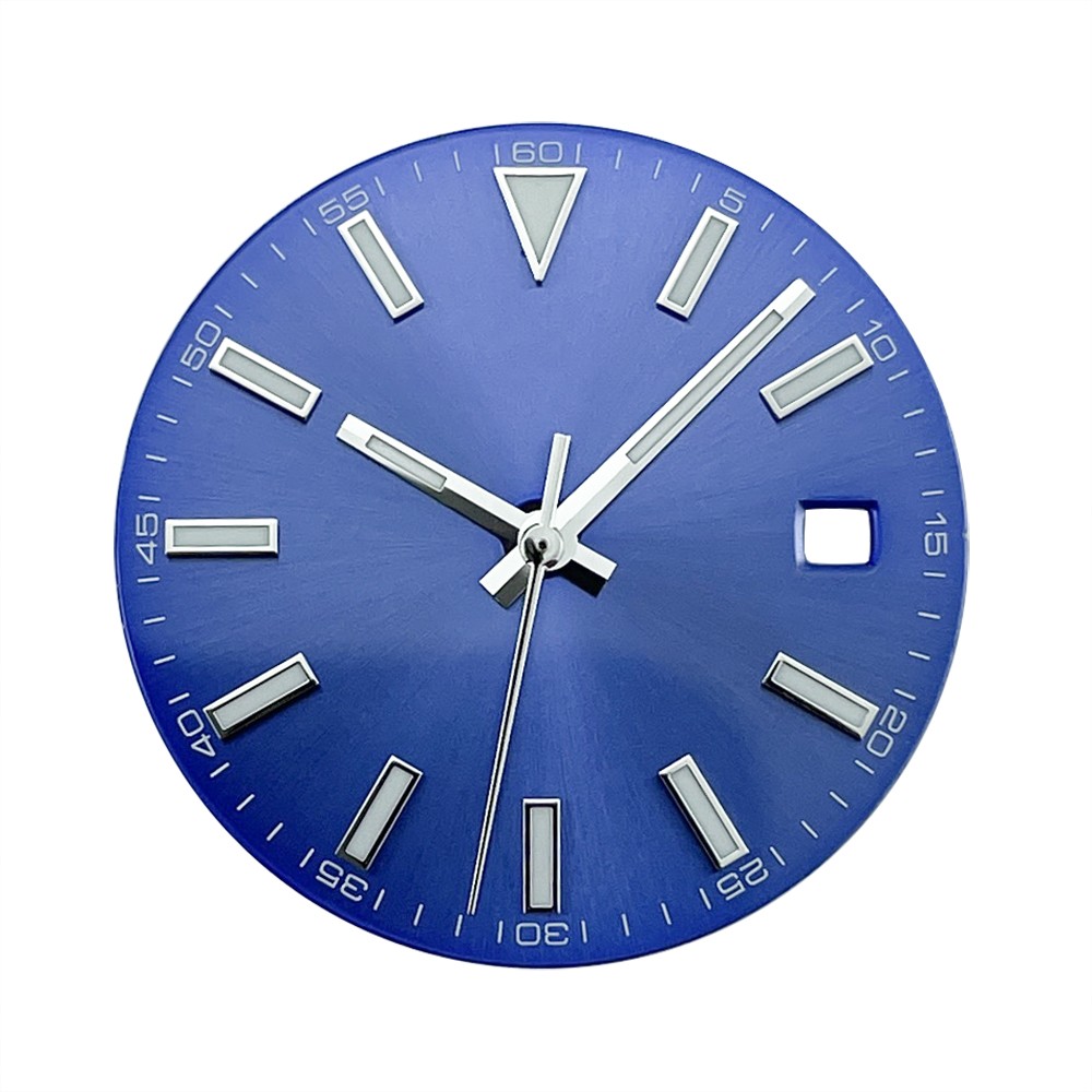 Miyota 8215 DG2813 Replacement Blue 29mm Dial with Date Window and Watch Hands